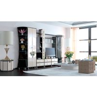 Стенка Bravo Мебель Палермо бар справа (дуб венге/дуб молочный)