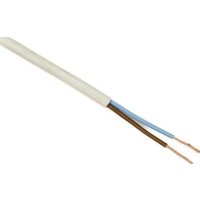 Провод силовой ККЗ ПВСн 2x1 (белый)