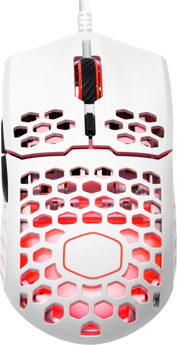 

Игровая мышь Cooler Master MM711 (белый глянцевый)