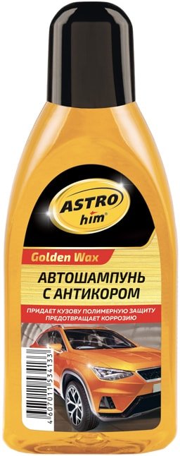 

ASTROhim Golden Wax Автошампунь с антикором 500мл AC-306