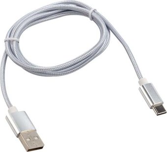 Rexant 18-1899 USB Type-A - USB Type-C (1 м, серебристый)