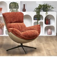 Интерьерное кресло Halmar Lobster (корица/черный)