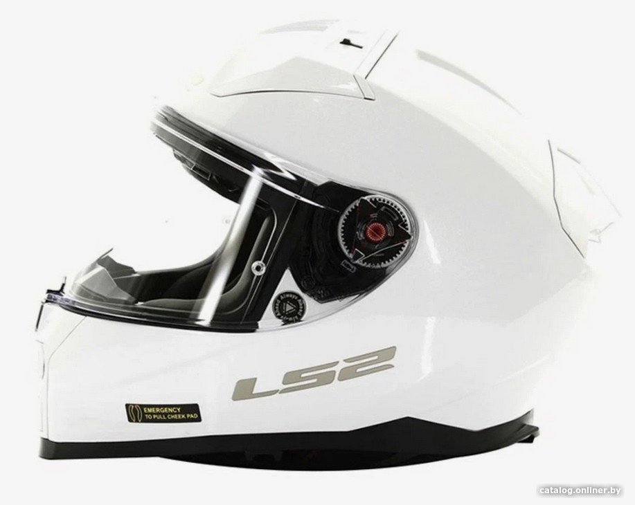 Мотошлем LS2 FF811 Vector Ii Solid (2XL, белый глянцевый)
