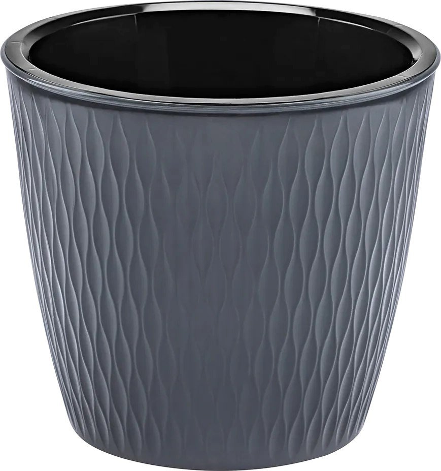 

Кашпо El Casa Керама 640562 (графит)