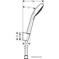 Душевой гарнитур  Hansgrohe Croma Select S [26411400]