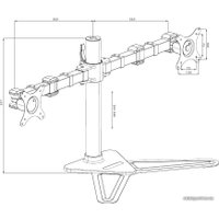 Кронштейн Iiyama DS1002D-B1