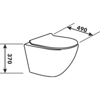 Унитаз подвесной AV Engineering Comfort AVWHR203 + AM.PM I012703.0201