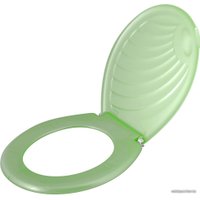 Сиденье для унитаза Мультидом СЗ72-93 (ракушка, зеленый)