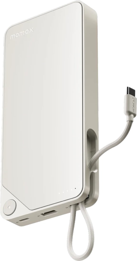 

Внешний аккумулятор Momax 1-Power X Built-in USB-C IP153 20000mAh (белый)