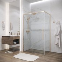 Душевой уголок Grossman Galaxy 100x90x195 120.K33.01.1090.32.00 (золото сатин/прозрачное стекло)