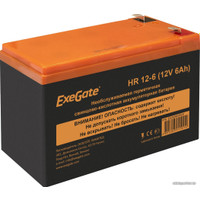 Аккумулятор для ИБП ExeGate HR 12-6 F2 (12В, 6 А·ч)