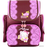 Школьный рюкзак Mike&Mar Alice (бордовый/розовый)