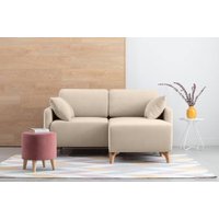 Угловой диван Divan Льери Мини Velvet Light 240324 (бежевый)