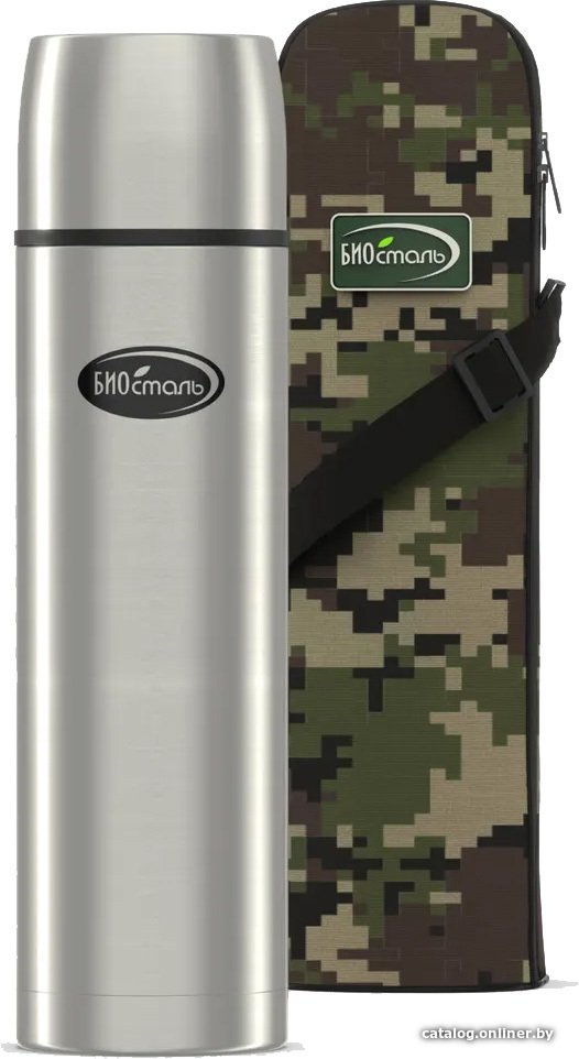 Термос БИОСТАЛЬ Охота NBP-1200B Stainless Steel