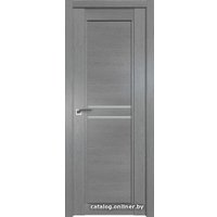 Межкомнатная дверь ProfilDoors 2.75XN R 70x200 (грувд серый, стекло матовое)