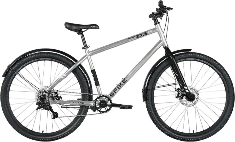 Велосипед Forward Spike CX 27.5 р.18 2026 (серебристый)