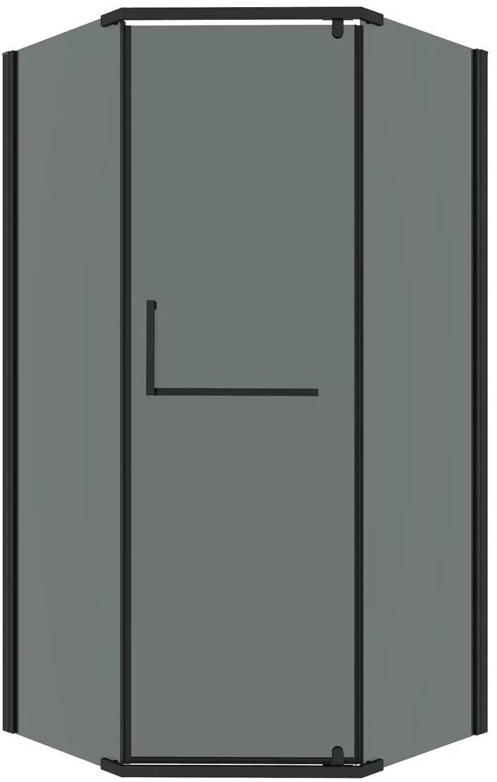 

Душевой уголок Grossman Pragma 90x90x195 302.K33.03.9090.21.10 (черный матовый/тонированное стекло)