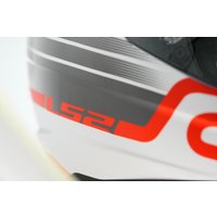 Мотошлем LS2 FF353 Rapid 2 Circuit (XL, белый/красный)