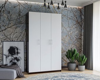 Шкаф распашной Мебель-АРС Элит (венге цаво/белый)