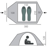 Экспедиционная палатка BTrace Talweg 2+