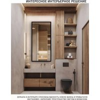 Зеркало eMZe Line 52x102 LINE.52.102.CHE (черный)