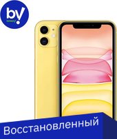 

Смартфон Apple iPhone 11 64GB Восстановленный by Breezy, грейд B (желтый)