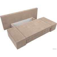 Диван Лига диванов Сан Марко 114008 (велюр, бежевый)