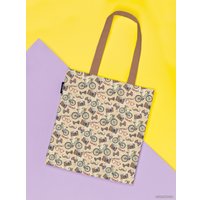 Сумка шоппер JoyArty Французская романтика ткань под лен bsh_53460