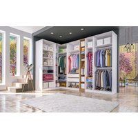 Шкаф распашной Elva Брис NEM02HС-2D-1000/1000/2400 (11) (белый)