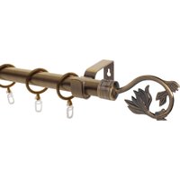 Карниз для штор Sundays Home Лайт Ветка 25мм однорядный (антик, 3м)