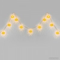 Светодиодная гирлянда Евросвет 400-003 2.8 м (золото/теплый белый) в Бресте