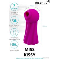 Вакуумный стимулятор клитора Bradex Miss Kissy SX 0028