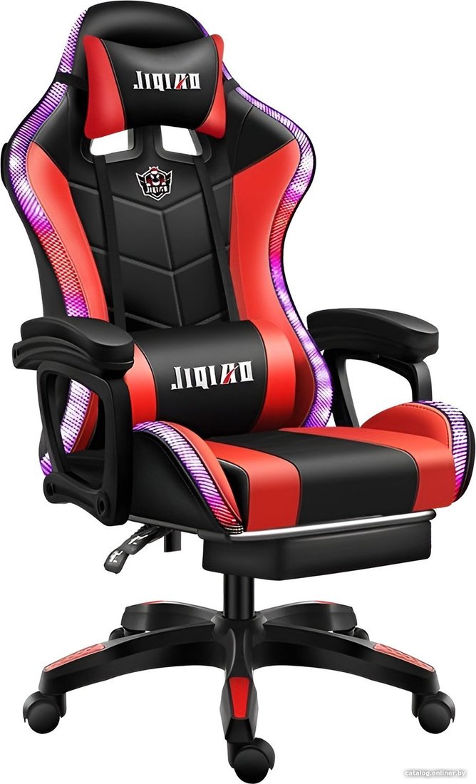 Игровое (геймерское) кресло Jiqiao DG8003 (черный/красный)