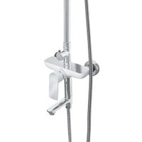 Душевая система  Grocenberg GB7009 (белый хром)