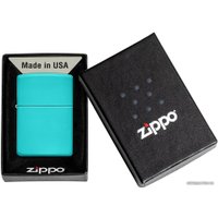 Зажигалка Zippo Classic Flat Turquoise 49454