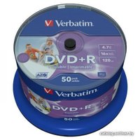 DVD+R диск Verbatim 4.7Gb 16x 43512 (50 шт.)