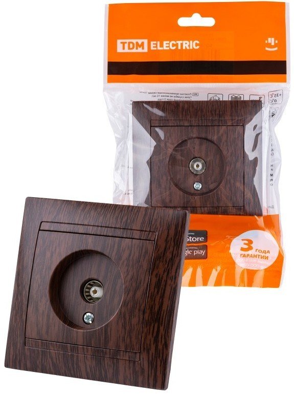 

Розетка телевизионная TDM Electric Лама SQ1815-0417