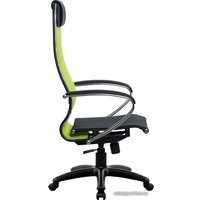 Офисное кресло Metta SU-1-BK Комплект 4, Pl тр/сечен (пластиковые ролики, лайм)