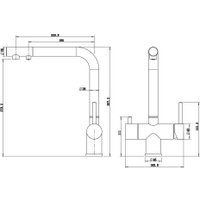 Смеситель Milacio Ultra 559 MCU.559.GM