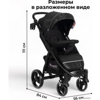 Коляска прогулочная «книга» Bubago Cross City BG 117-4 (мистический черный)