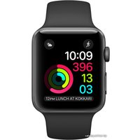 Умные часы Apple Watch Series 2 38mm Space Gray with Black Sport Band [MP0D2]