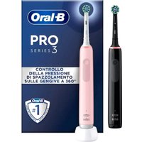 Комплект зубных щеток Oral-B Pro 3 3900N (черный/розовый)