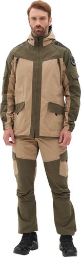 Костюм Huntsman Горка-Люкс Хаки/Песок Nylon Cotton Рип-Стоп (р.56-58/170-176)