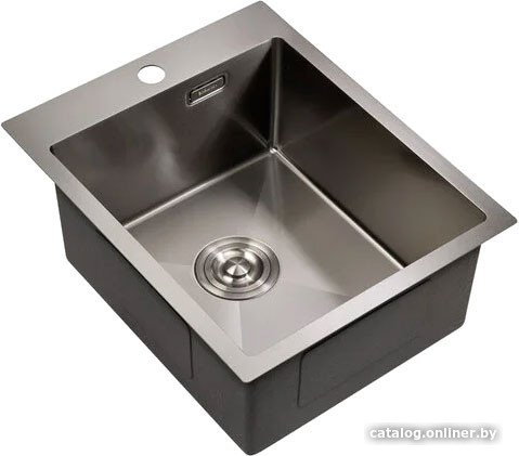 Кухонная мойка Milacio Denia 41 Steel MC.77469 (вороненая сталь)