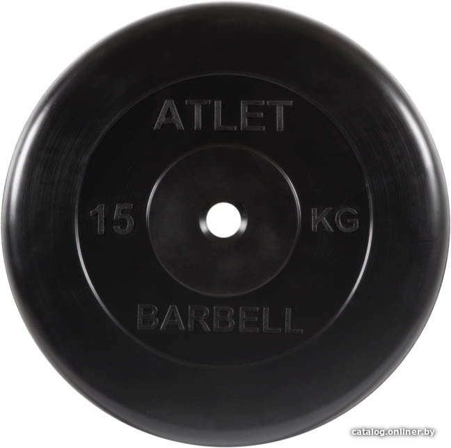 Диск MB Barbell Атлет 26 мм (1x15 кг)