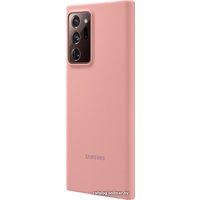 Чехол для телефона Samsung Silicone Cover для Galaxy Note 20 Ultra (бронзовый)