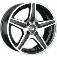 Литые диски LS 345 16x7" 4x108мм DIA 65.1мм ET 27мм BKF