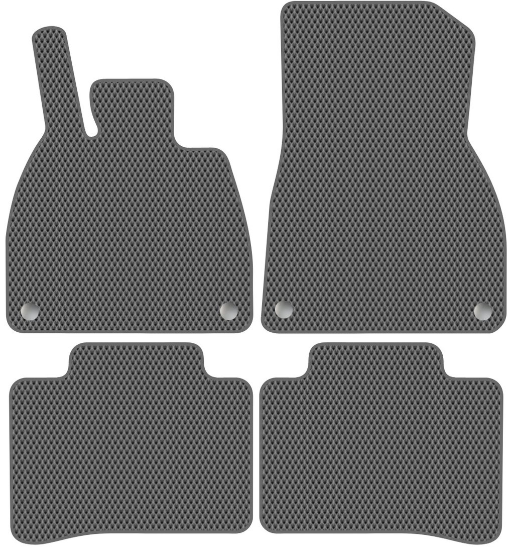 

Комплект ковриков для авто Alicosta Mercedes-Benz EQS I (лифтбек / 297123, 297155) 2022 - Н.В. (серый, ромб)