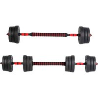 Набор гантелей с грифом для штанги Classmark 2023073720079