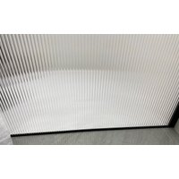 Душевая стенка Adema Риббер 120 Walk-In (черный)